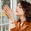 6Pcs 3 Colors Saint Benedict Medal Alloy Link Bracelets Set BJEW-FI0001-78-7