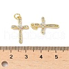 Brass Micro Pave Cubic Zirconia Pendants KK-Q068-49C-G-3