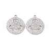 Non-Tarnish 304 Stainless Steel Pendants STAS-B031-27P-2