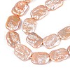 Natural Baroque Pearl Keshi Pearl Beads Strands PEAR-S020-D07-03-3