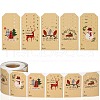 Christmas Theme Cartoon Paper Stickers STIC-P013-08B-1