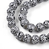 Transparent Baking Painted Glass Beads Strands DGLA-N009-8mm-10-4