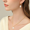 GOMAKERER 12Pcs Brass Resin Imitation Opal Pendants KK-GO0001-69-5