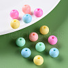 Opaque Acrylic Beads X-MACR-S370-C10mm-M1-6