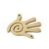304 Stainless Steel Pendants STAS-E501-15G-2