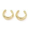 Ring Rack Plating Brass Cuff Earrings for Women Men EJEW-K245-11G-1