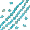 ARRICRAFT 4 Strands Synthetic Turquoise Beads Strands G-AR0005-15-1