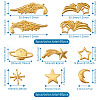 Zinc Alloy Cabochons & Links & Cabochon Enamel Settings PALLOY-TA0002-01-7