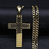 Stainless Steel Cross Pendant Necklaces YH0814-1-1