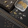 DIY 1.8m 2 Colors Oval Vacuum Plated 304 Stainless Steel Cable Chains Necklace Making Kits DIY-FS0001-27-4