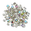 114Pcs Transparent Electroplate Glass Beads GLAA-K064-09C-1