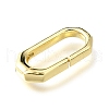 Brass Spring Gate Rings KK-V007-006G-02-2