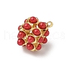 ABS Imitation Pearl Pendants KK-K293-43A-3