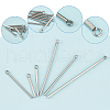 SUNNYCLUE 60Pcs 6 Style Stainless Steel Pendants STAS-SC0003-95-4