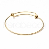 Ion Plating(IP) Adjustable 304 Stainless Steel Bangles Making X-MAK-F286-01G-3