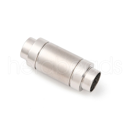 304 Stainless Steel Magnetic Clasps STAS-A117-08P-1