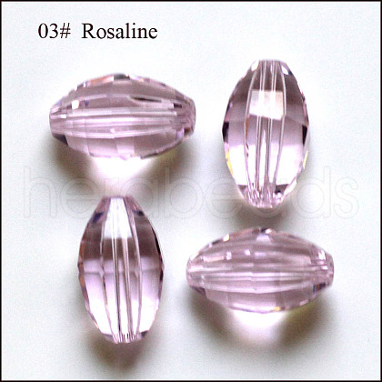 Imitation Austrian Crystal Beads SWAR-F056-11x8mm-03-1