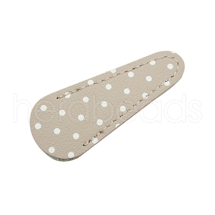 Polka Dots Pattern PU Leather Scissor Tip Protective Covers PW-WG49518-07-1