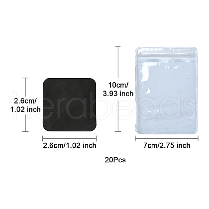 20Pcs Anti-Tarnish Strip Tabs AJEW-YW0001-15C-1