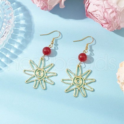 Alloy Malaysia Jade Dangle Earrings EJEW-JE06425-02-1