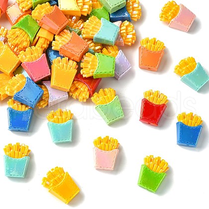 Simulated French Fries Perforated Resin Beads FIND-CJC0010-101-1