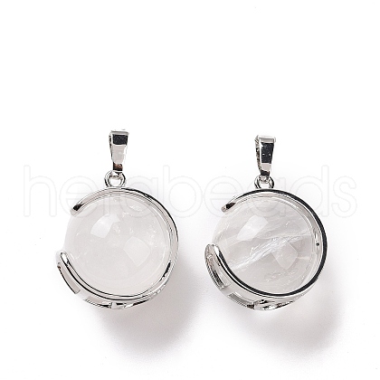 Natural Quartz Crystal Pendants G-A212-01P-06-1