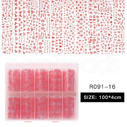 10Rolls Nail Art Transfer Stickers MRMJ-R091-16-1