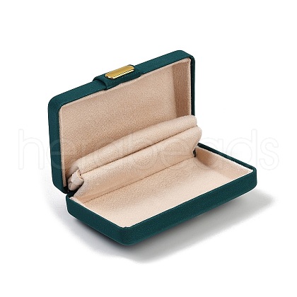 Rectangle PU Leather Jewelry Ring Storage Boxes CON-Z009-01A-01-1