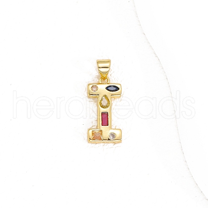 Brass Micro Pave Cubic Zirconia Pendants PW-WG10C3A-23-1
