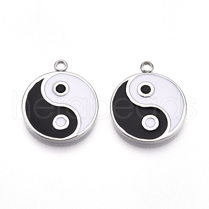304 Stainless Steel Pendants STAS-N108-15P-1