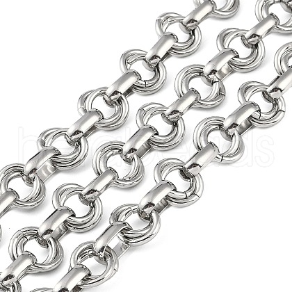 Tarnish Resistant 304 Stainless Steel Link Chain CHS-H028-02P-1