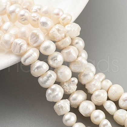 Natural Cultured Freshwater Pearl Beads Strands PEAR-C003-01A-1