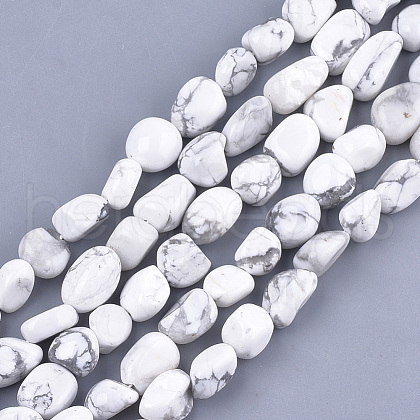 Natural Howlite Beads Strands G-T105-30-1