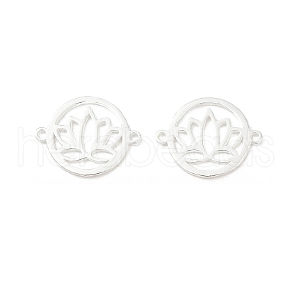 925 Sterling Silver Hollow Connector Charms STER-A046-01S-1