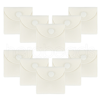 Square Velvet Jewelry Package Bags ABAG-WH0035-055A-03-1