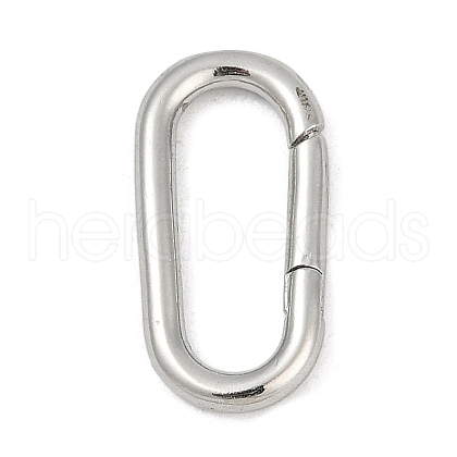 Brass Spring Gate Rings KK-S527-01P-B-1