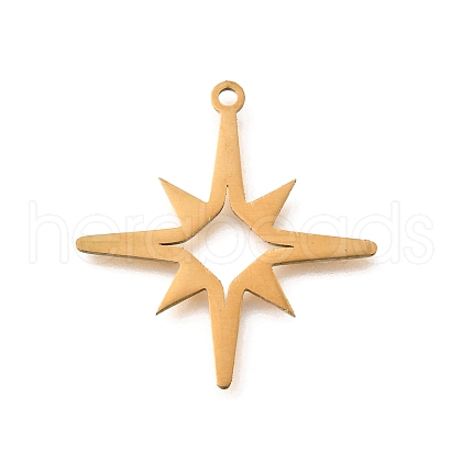 304 Stainless Steel Pendants STAS-S176-25G-1