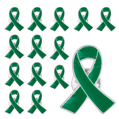 SUNNYCLUE 30Pcs Awareness Ribbon Enamel Pins JEWB-SC0001-28-1