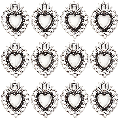 SUNNYCLUE 60Pcs Tibetan Style Alloy Pendants TIBEP-SC0002-88-1