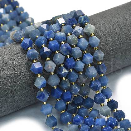 Natural Blue Aventurine(Dyed & Heated) Beads Strands G-I376-A67-01-1