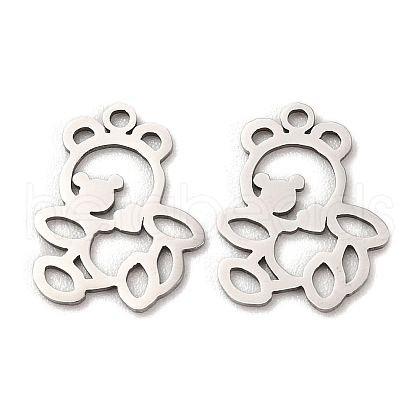 Non-Tarnish 201 Stainless Steel Pendants STAS-E200-02P-1
