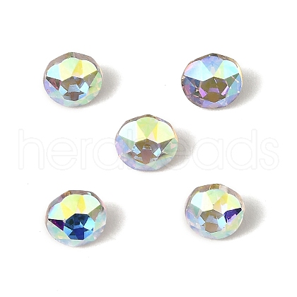 Glass Rhinestone Cabochons GLAA-A018-6mm-001AB-1