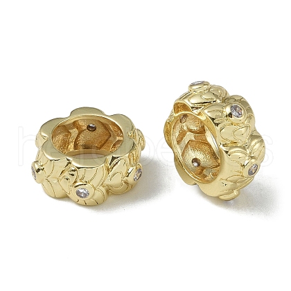 Rack Plating Brass Beads KK-A220-25H-G-1