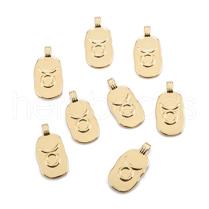 Brass Pendants KK-O140-20G-11-1