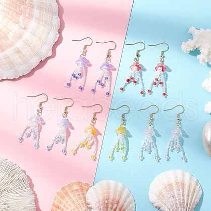 304 Stainless Steel Dangle Earrings EJEW-MZ00454-1