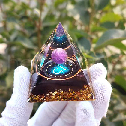 Orgonite Pyramid Resin Energy Generators PW-WG81790-11-1
