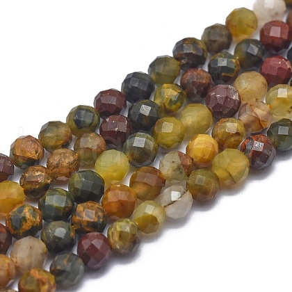Natural Pietersite Beads Strands G-G792-37B-1