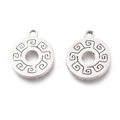 Non-Tarnish 201 Stainless Steel Charms STAS-A047-07P-1