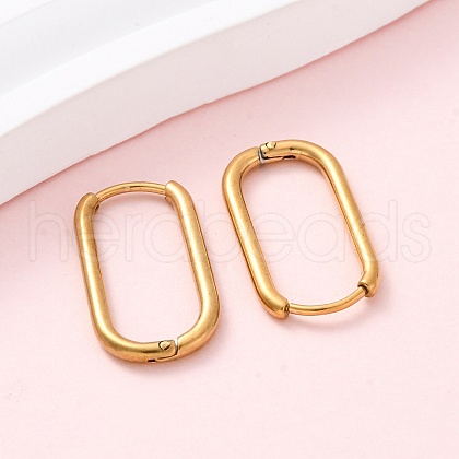 201 Stainless Steel Hoop Earrings EJEW-Z127-01G-01-1