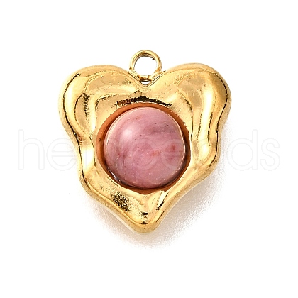 Natural Rhodonite Pendants STAS-A114-02G-1